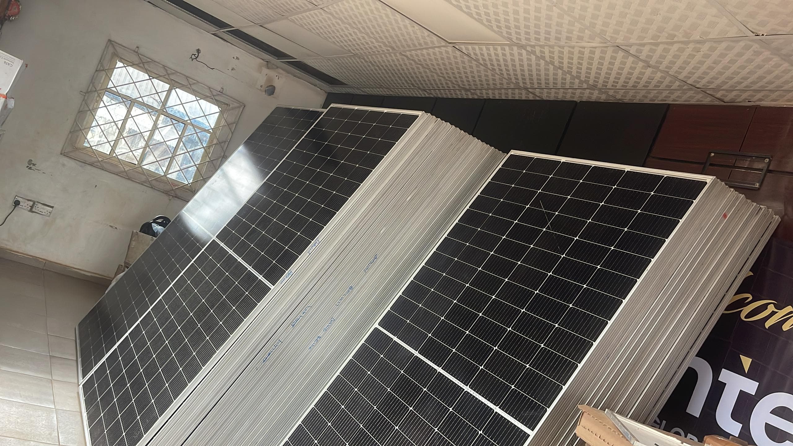 Solar installation for Nigerian home